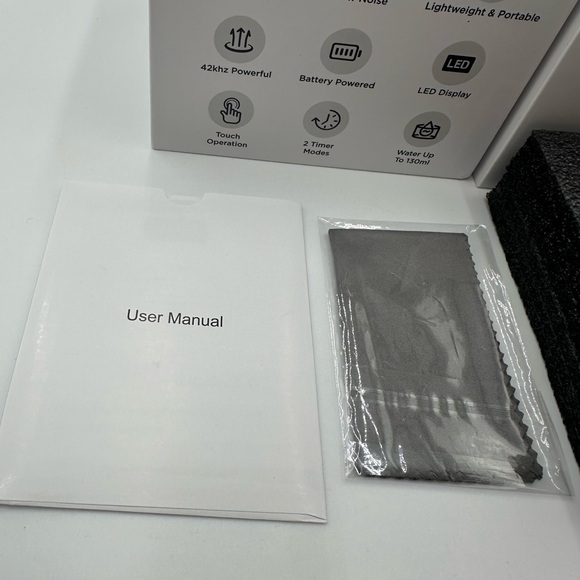 NIB ULTRASONIC CLEANER Designed for Dental Appliances - Picture 4 of 9